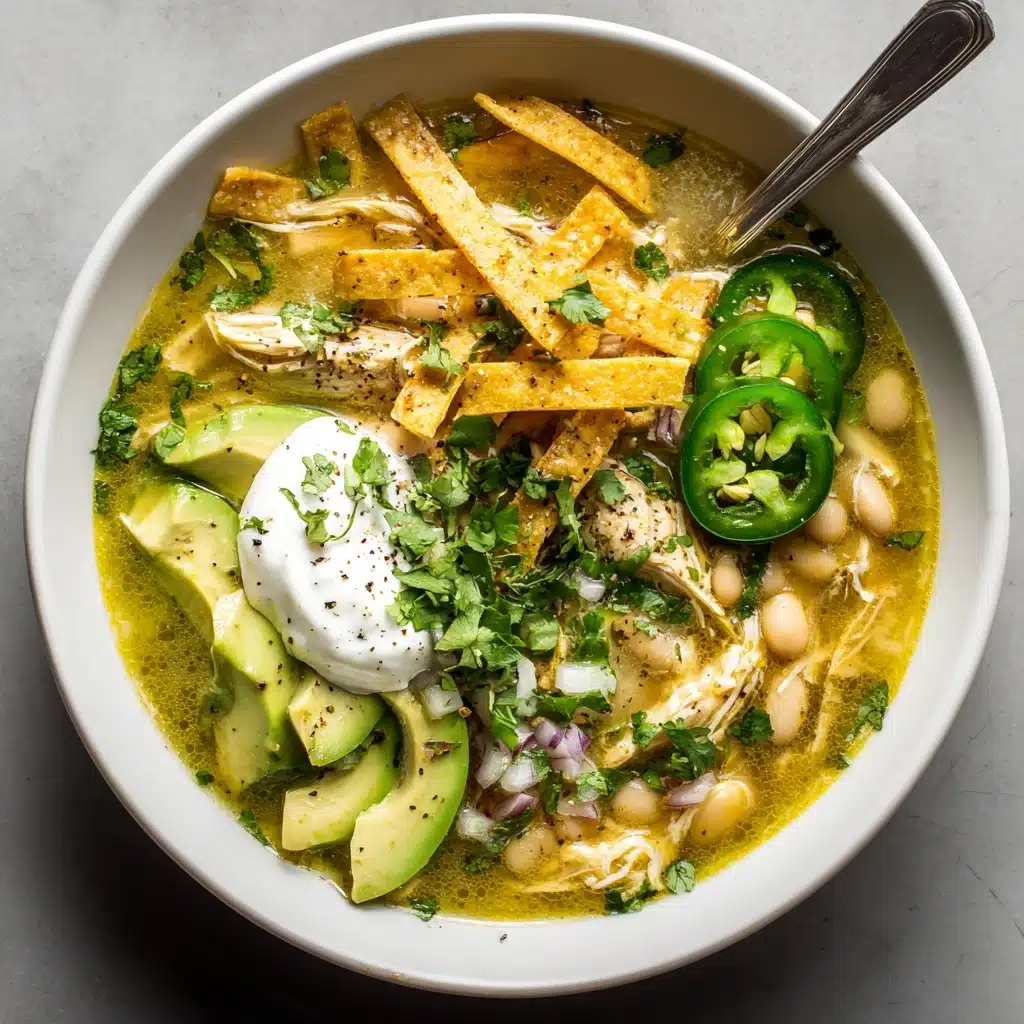 Poblano White Chicken Chili Recipe - Recipe Image