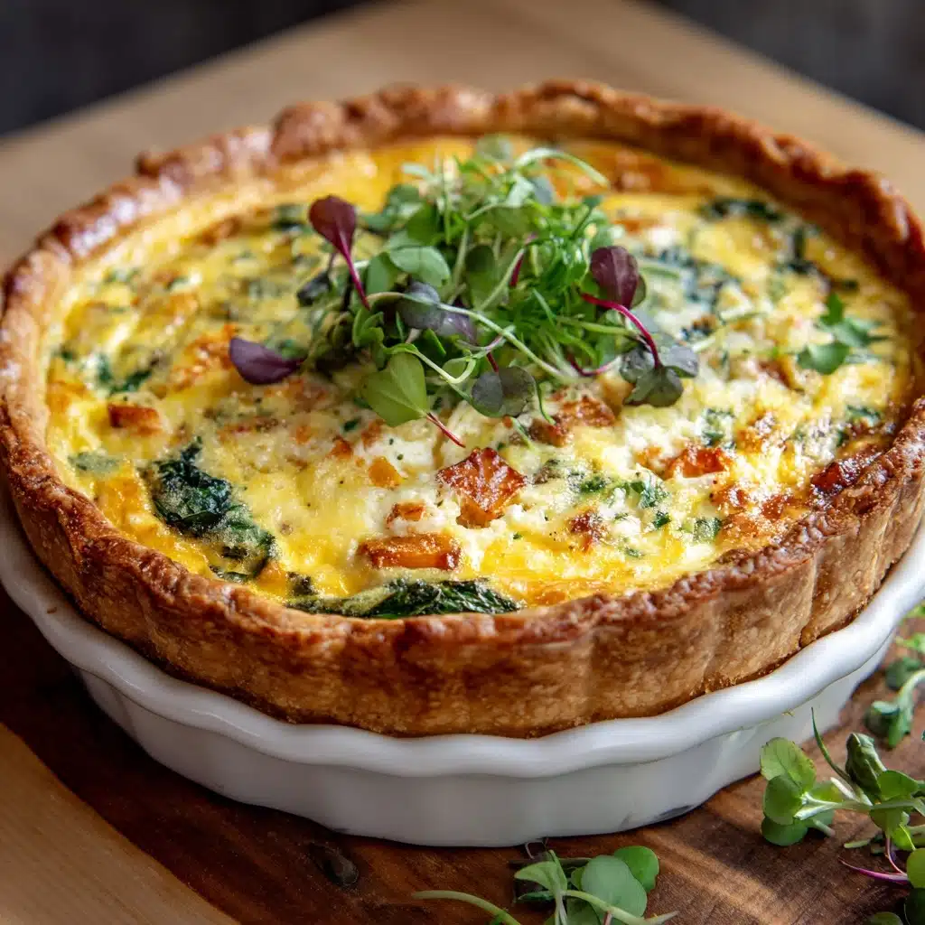Butternut Squash Quiche Recipe - Recipe Image