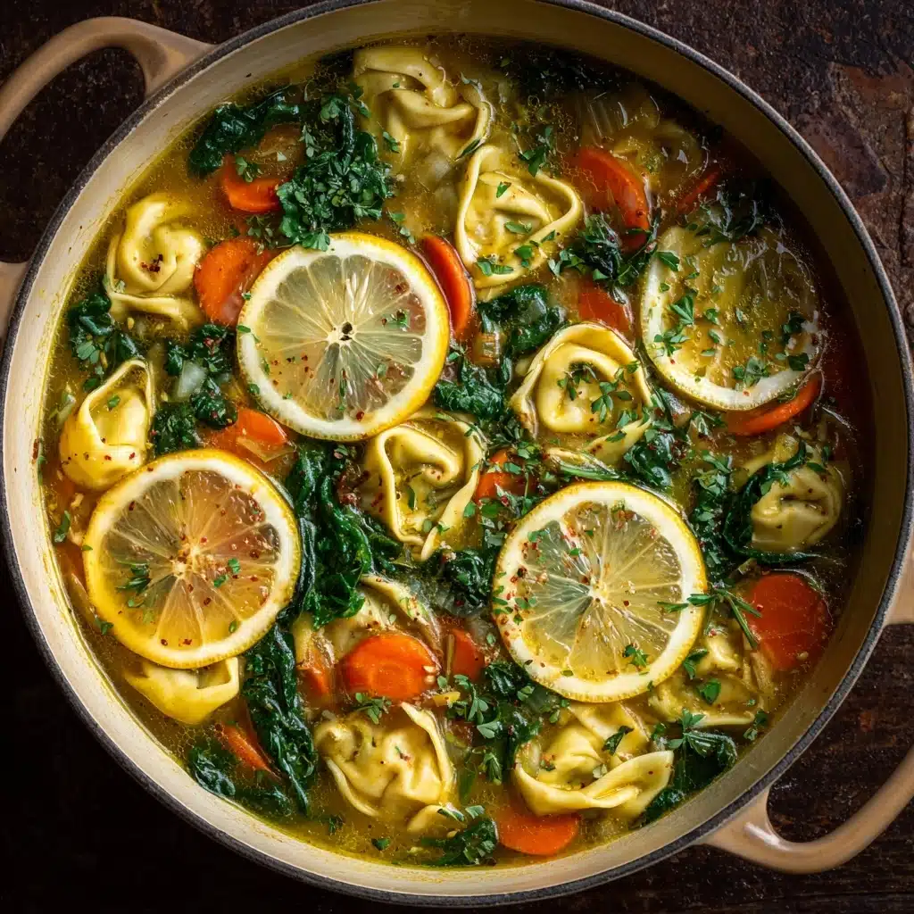 Lemony Tortellini Soup Recipe - Recipe Image