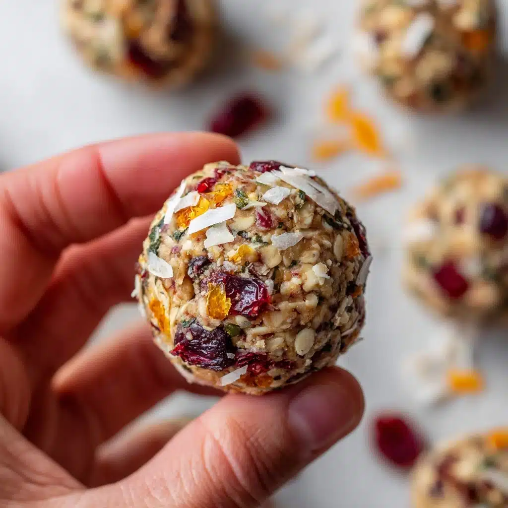 Cranberry Orange Almond Energy Bites Recipe - Recipe Image