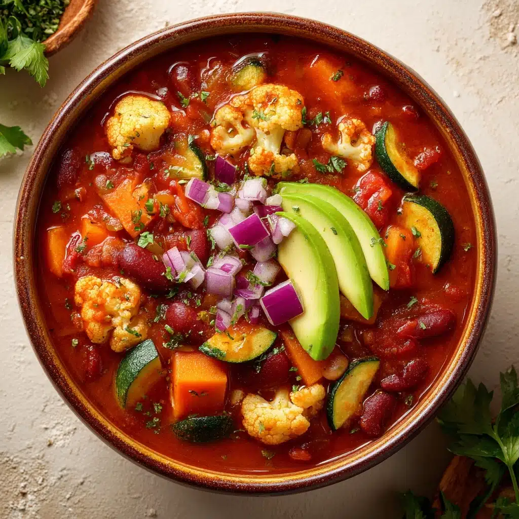 Extra-Veggie Vegetarian Chili Recipe - Recipe Image
