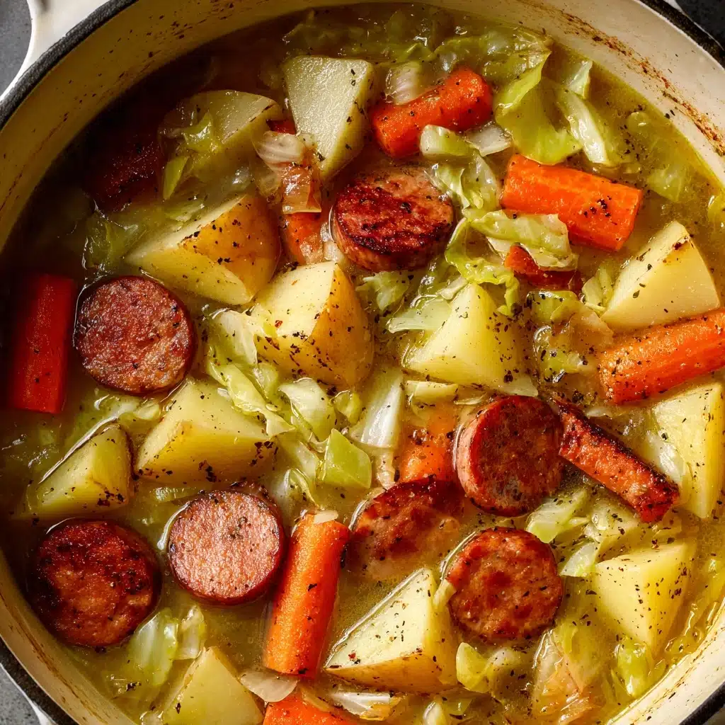 Cabbage, Sausage and Potato Soup Recipe - Recipe Image