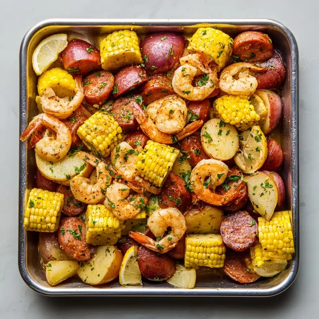 Shrimp Boil with Lemon Brown Butter Sauce Recipe - Recipe Image