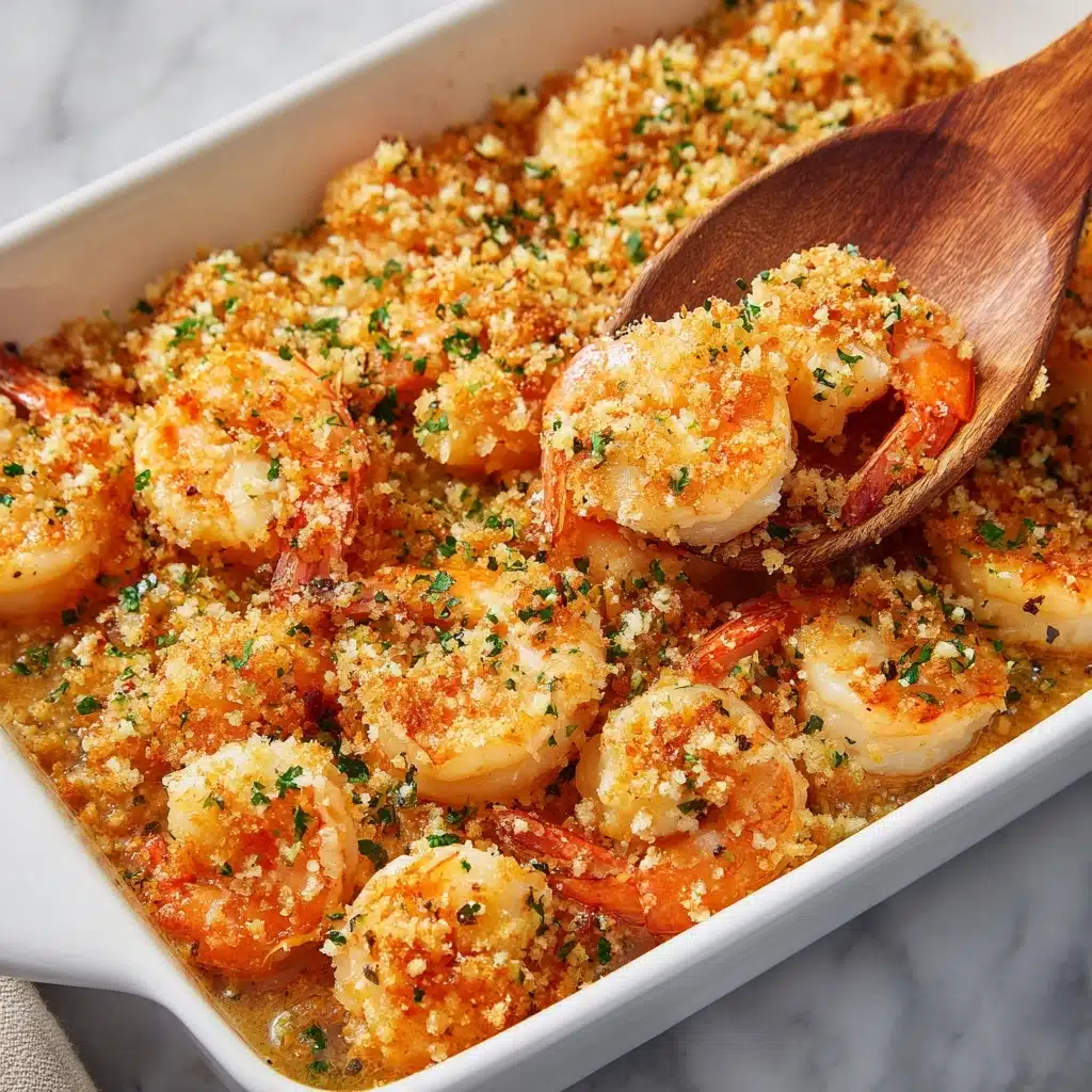 Garlicky Baked Shrimp Recipe - Recipe Image