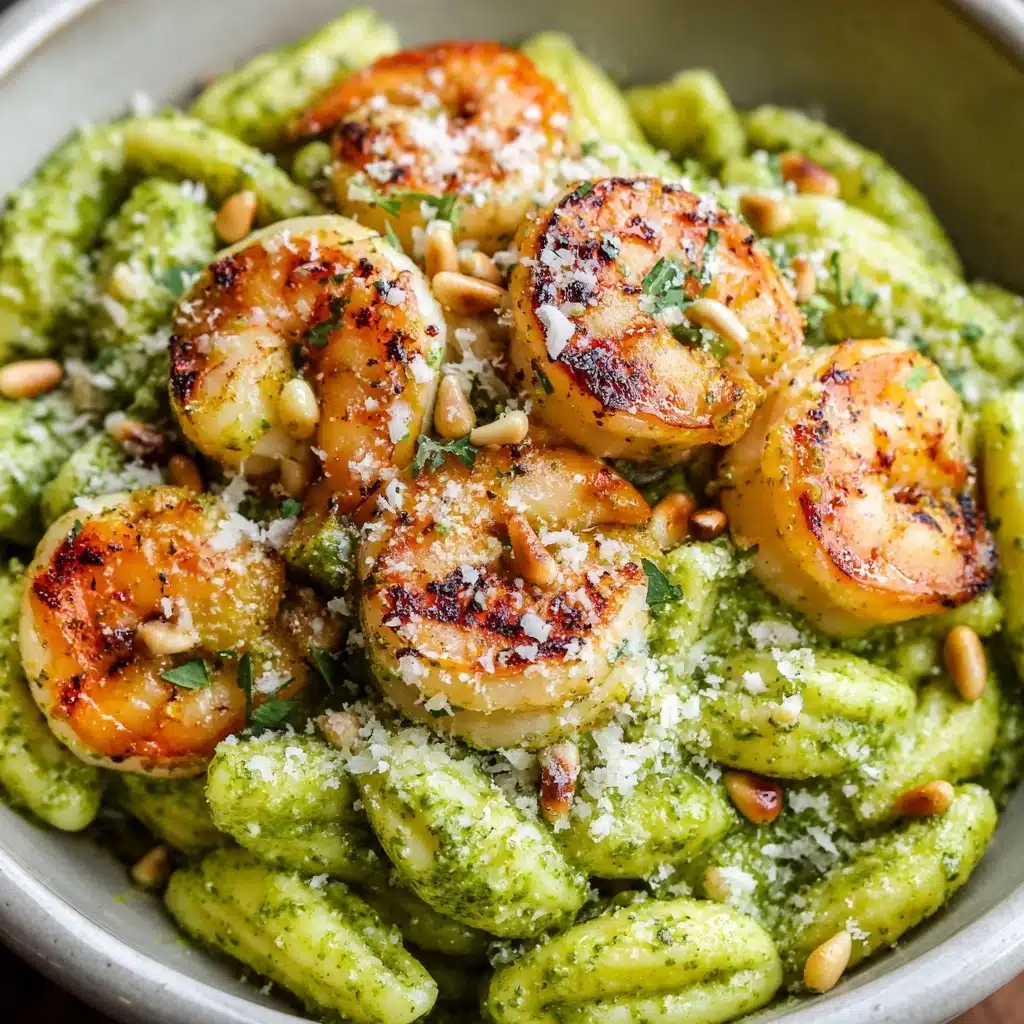 Shrimp Pasta with Broccoli Pesto Recipe - Recipe Image