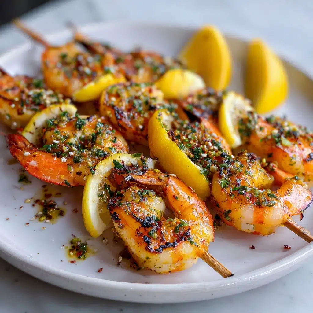 Shrimp Scampi Skewers Recipe - Recipe Image