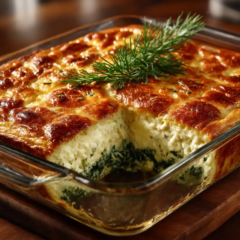 Ricotta Self-Filling Cake Recipe - Recipe Image