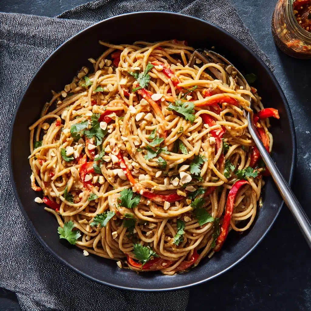 Spicy Peanut Soba Noodle Salad Recipe - Recipe Image