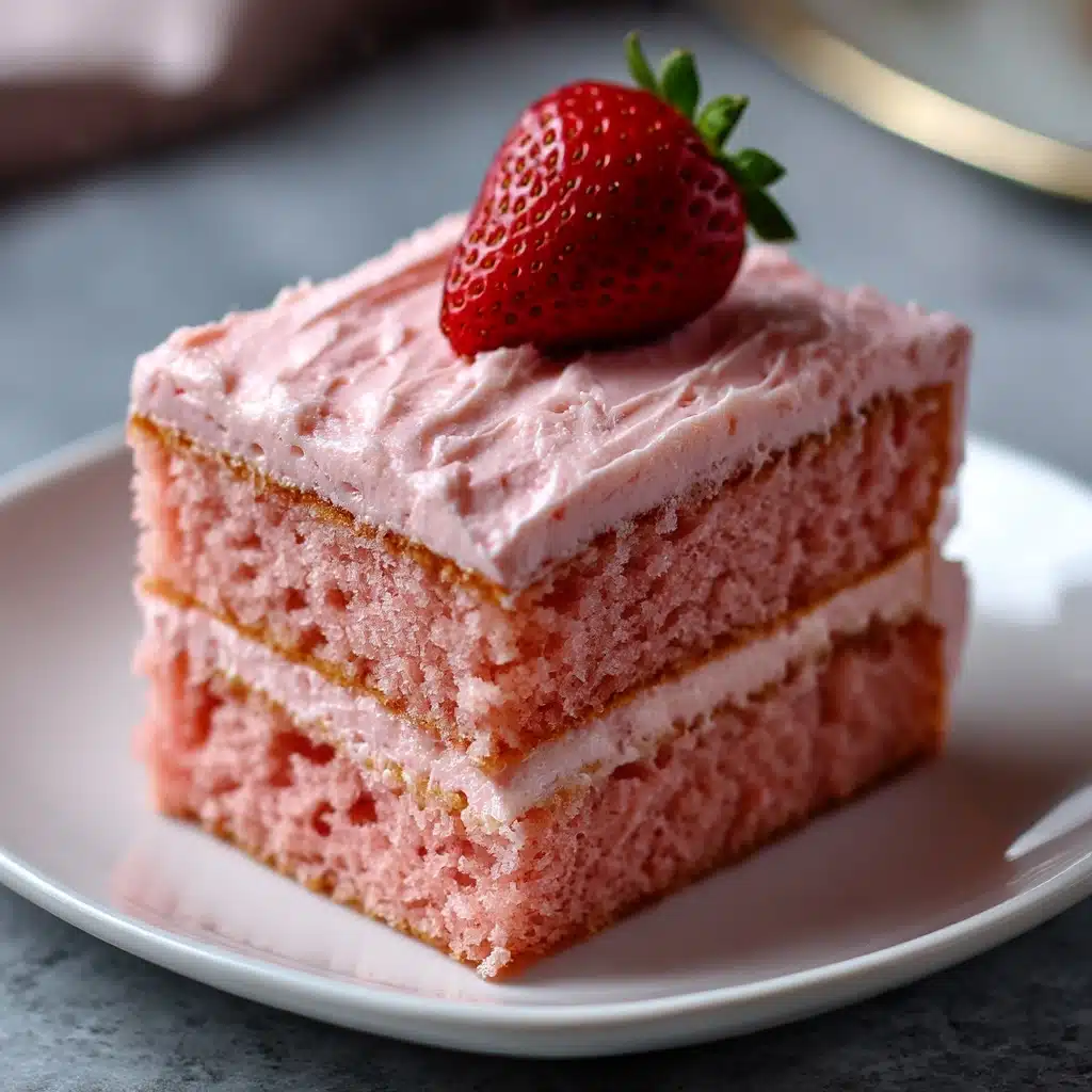Best Ever Strawberry Cake Recipe - Recipe Image