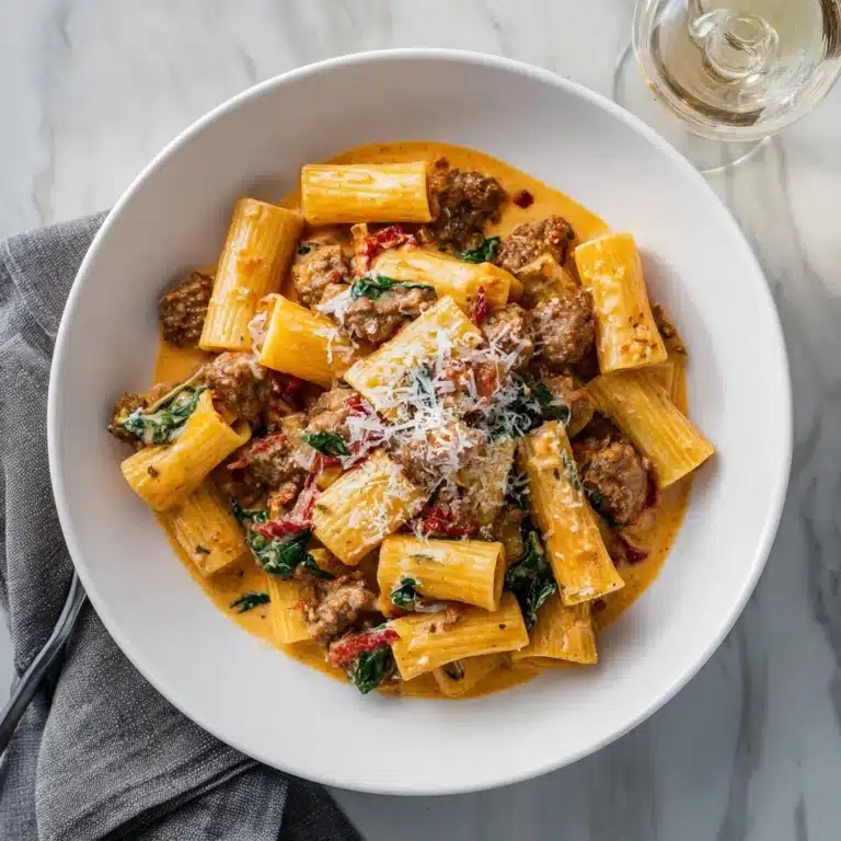 Rigatoni with Sausage and Kale Recipe