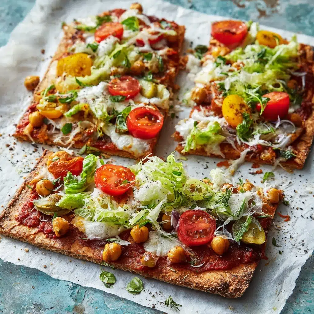 Chopped Salad Pizza Recipe - Recipe Image