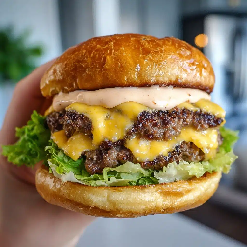 Smash Burgers with House Sauce Recipe - Recipe Image