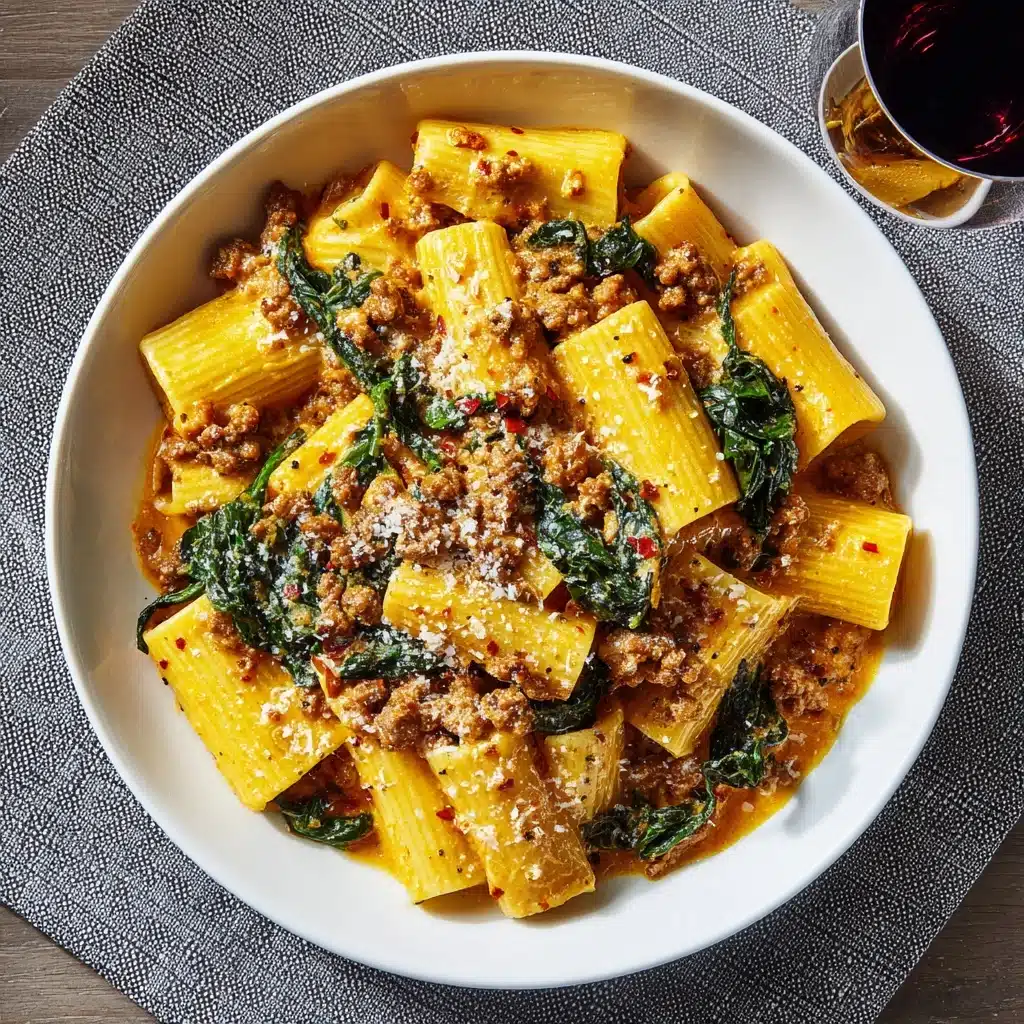 Rigatoni with Sausage and Kale Recipe