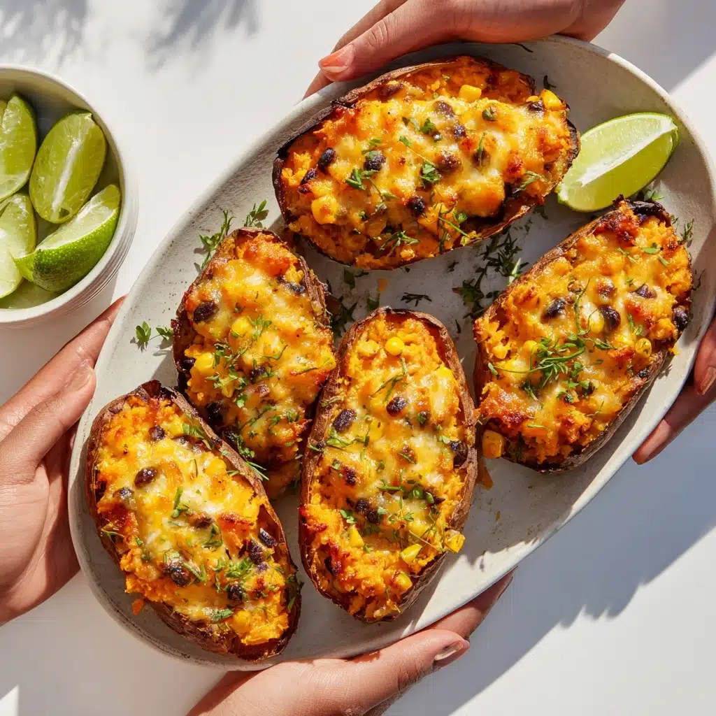 Healthy Chipotle Sweet Potato Skins Recipe - Recipe Image