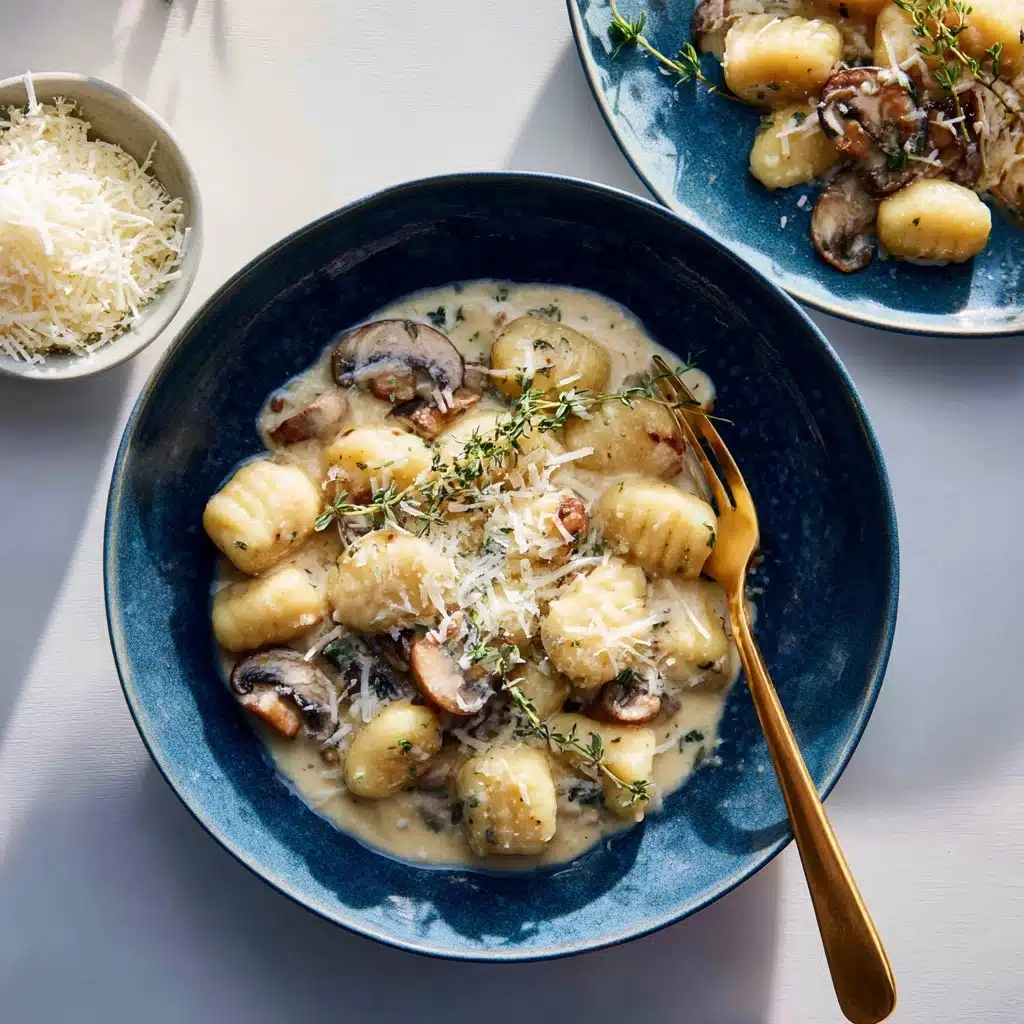 Gnocchi with Creamy Mushroom Sauce Recipe - Recipe Image