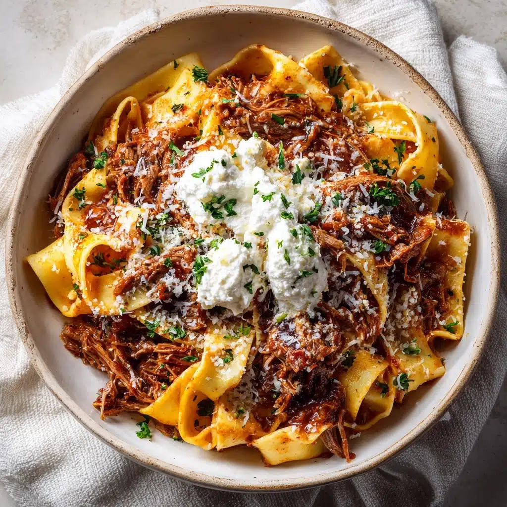 Slow Cooker Beef Ragu with Pappardelle Recipe - Recipe Image
