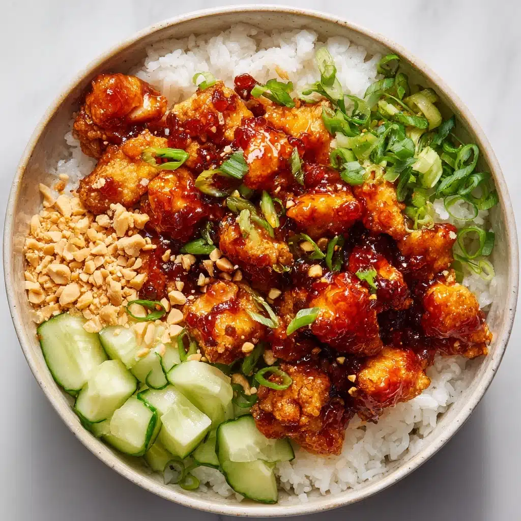 Sticky Gochujang Tofu with Herbs and Peanuts Recipe - Recipe Image