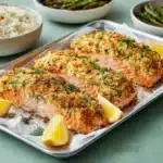 Baked Salmon with Panko-Dill Crust Recipe