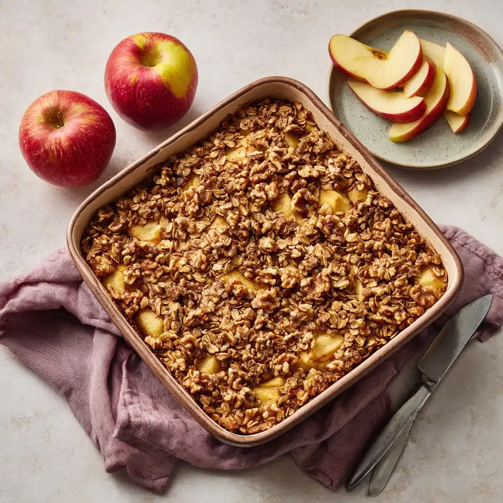 Baked Oatmeal with Apples Recipe - Recipe Image