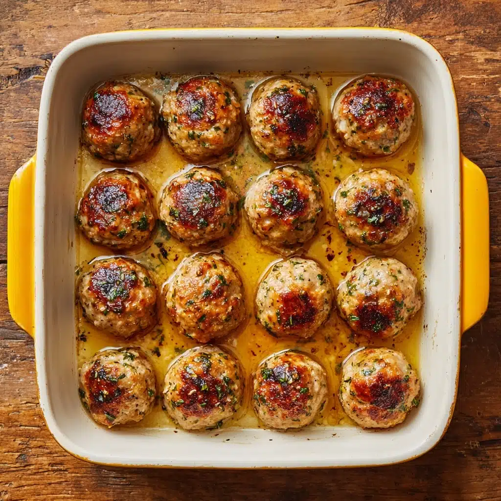 Chicken Meatballs with Tomato-Balsamic Glaze Recipe - Recipe Image