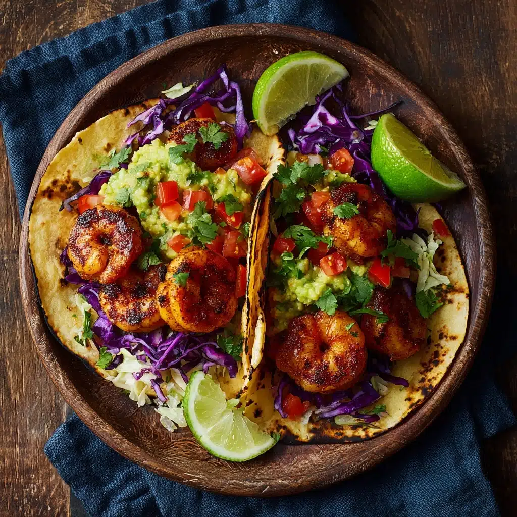 Shrimp Tacos with Avocado Salsa Recipe - Recipe Image