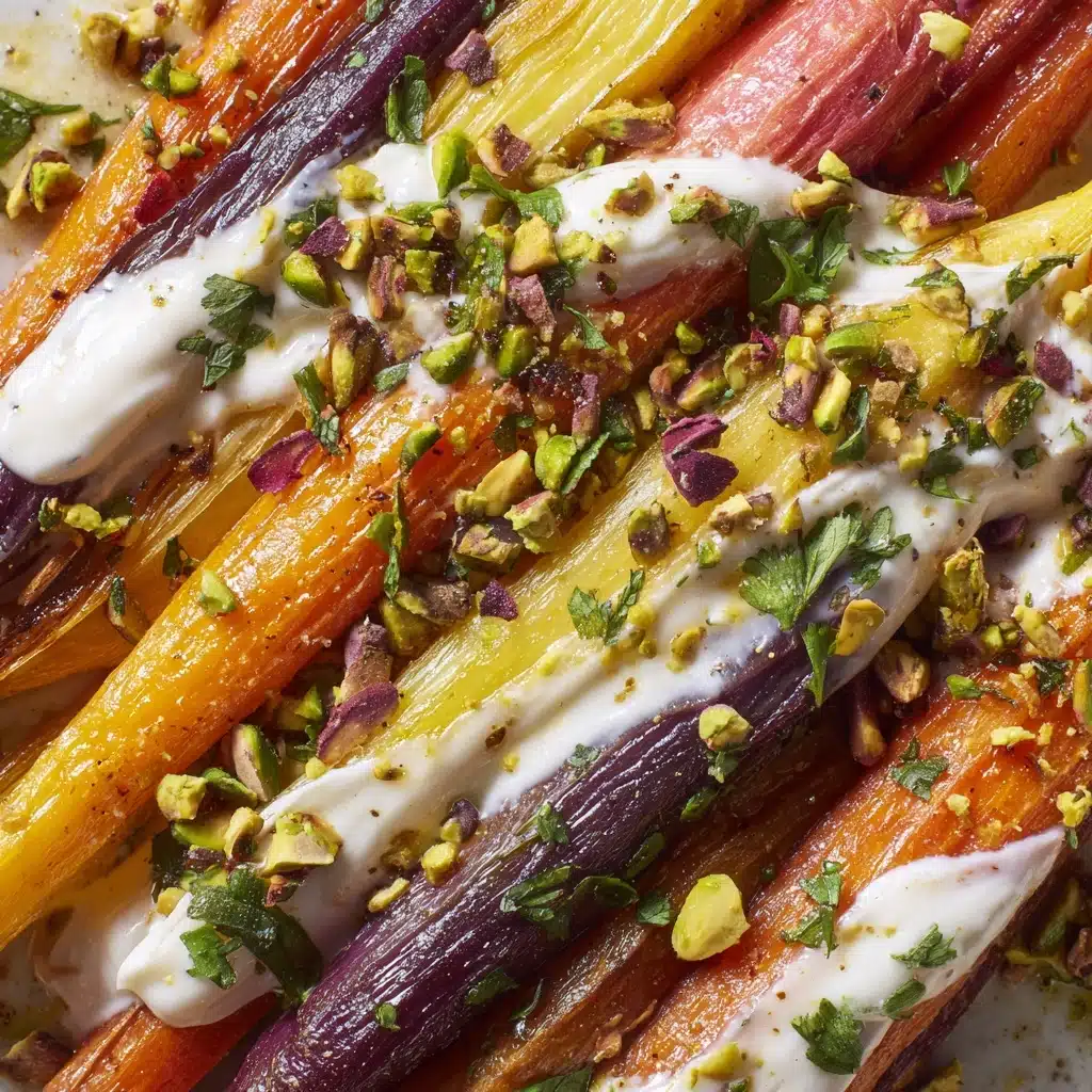 Roasted Carrots with Honey and Garlic Yogurt Sauce Recipe - Recipe Image