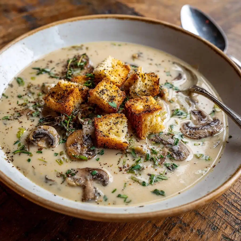 Creamy Mushroom Soup Recipe - Recipe Image