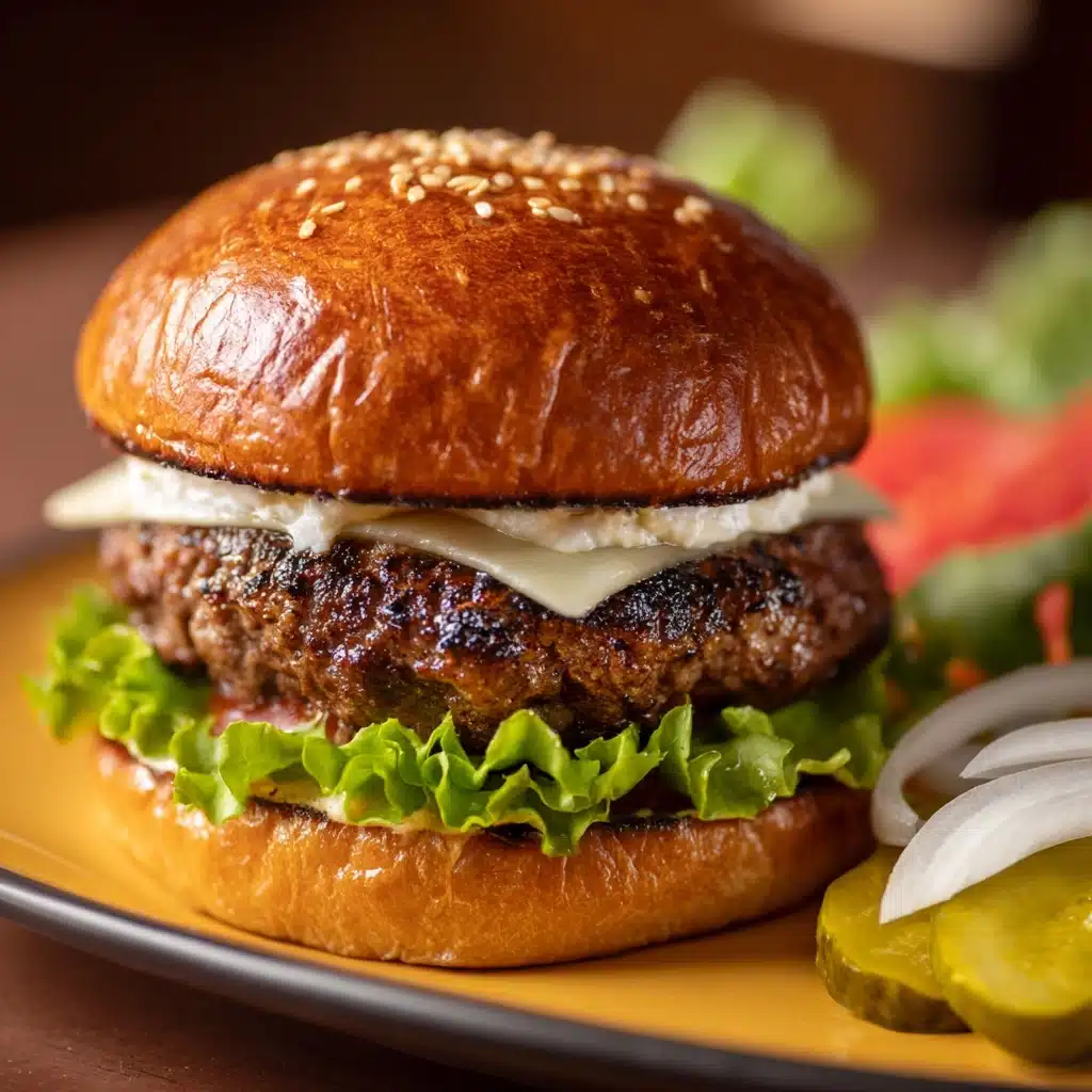 Steakhouse Burgers Recipe - Recipe Image