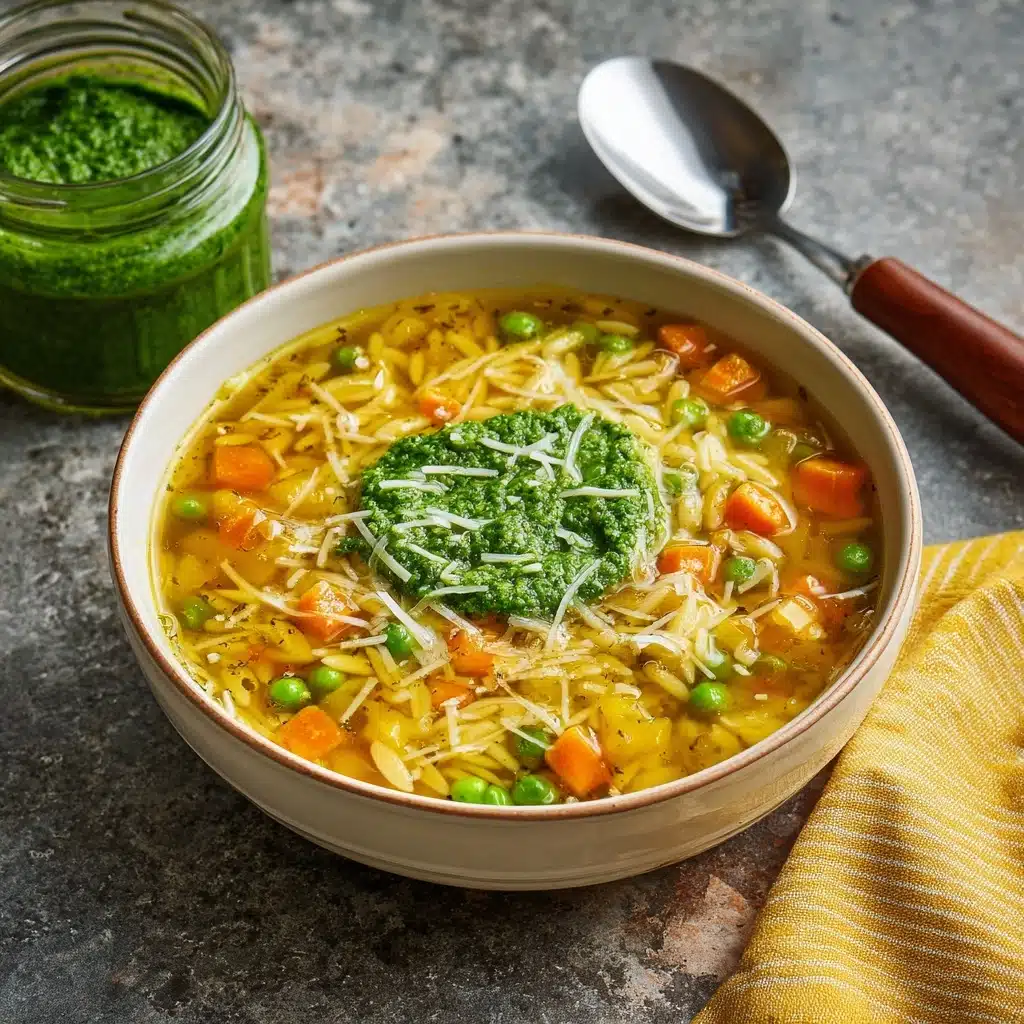 Vegetable Soup with Pesto Recipe - Recipe Image