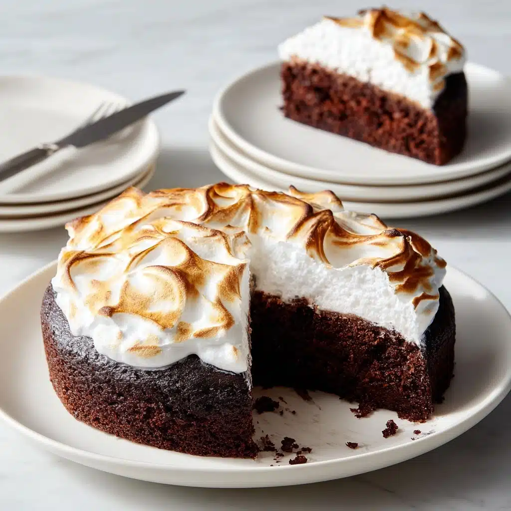 Flourless Chocolate Cake with Meringue Recipe