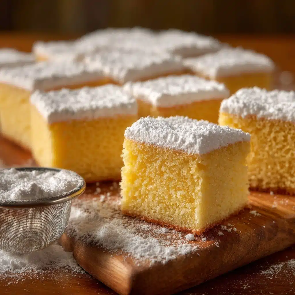 Powdered Donut Cake Recipe - Recipe Image