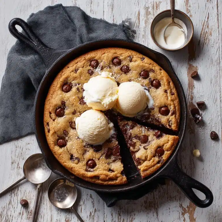 Double Chocolate Skillet Cookie Recipe