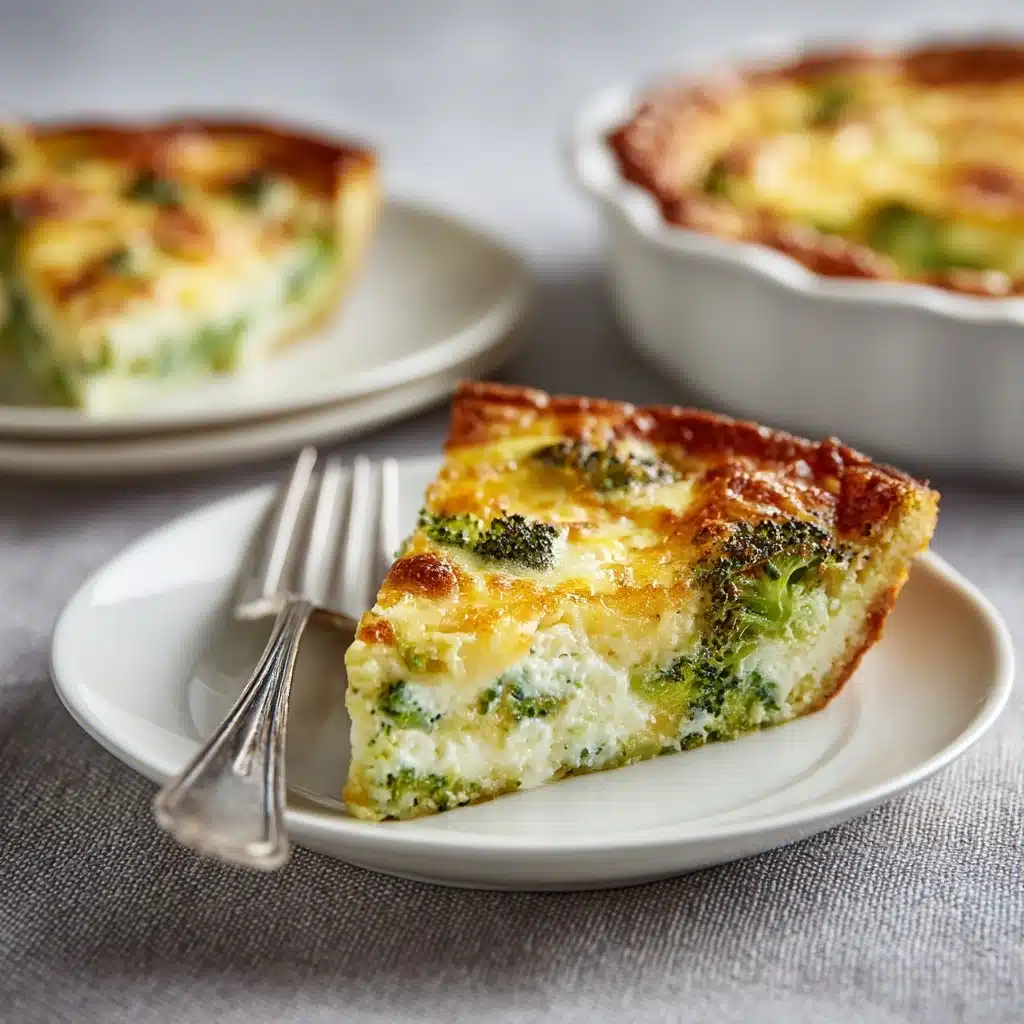 Crustless Broccoli Quiche Recipe - Recipe Image
