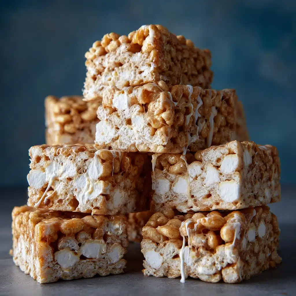 Chewy, Gooey Golden Rice Krispie Treats Recipe - Recipe Image