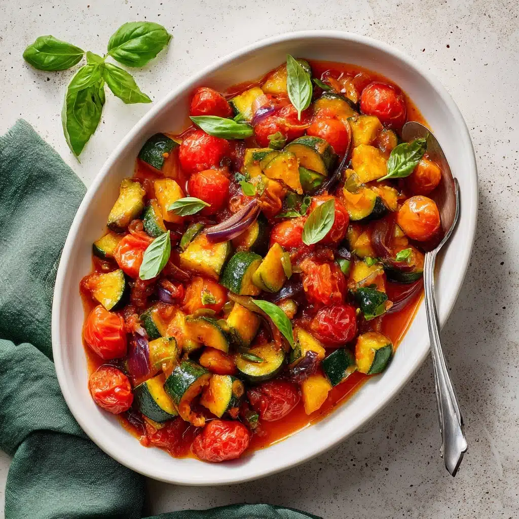 Sautéed Zucchini and Cherry Tomatoes Recipe - Recipe Image