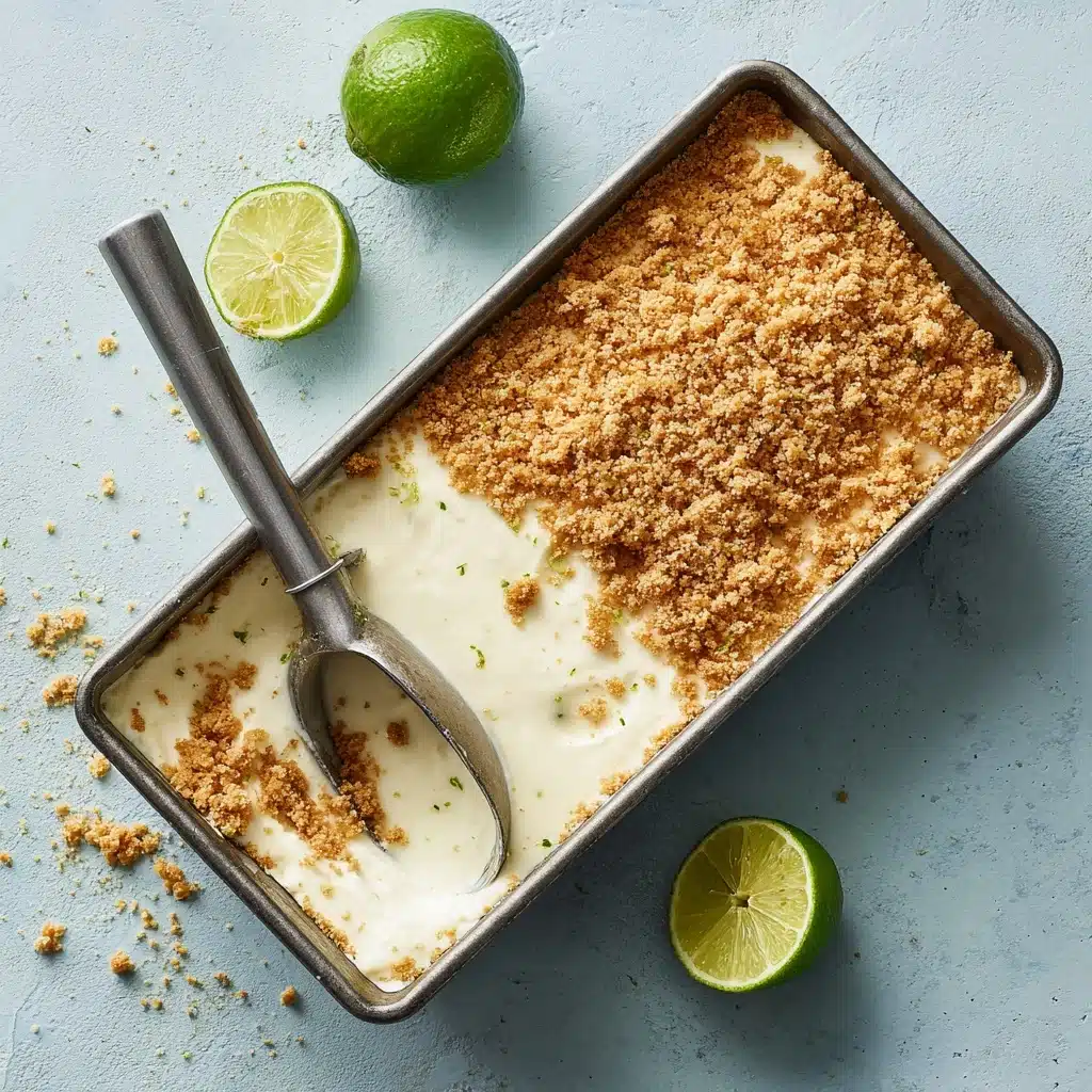 No-Churn Key Lime Pie Ice Cream Recipe - Recipe Image