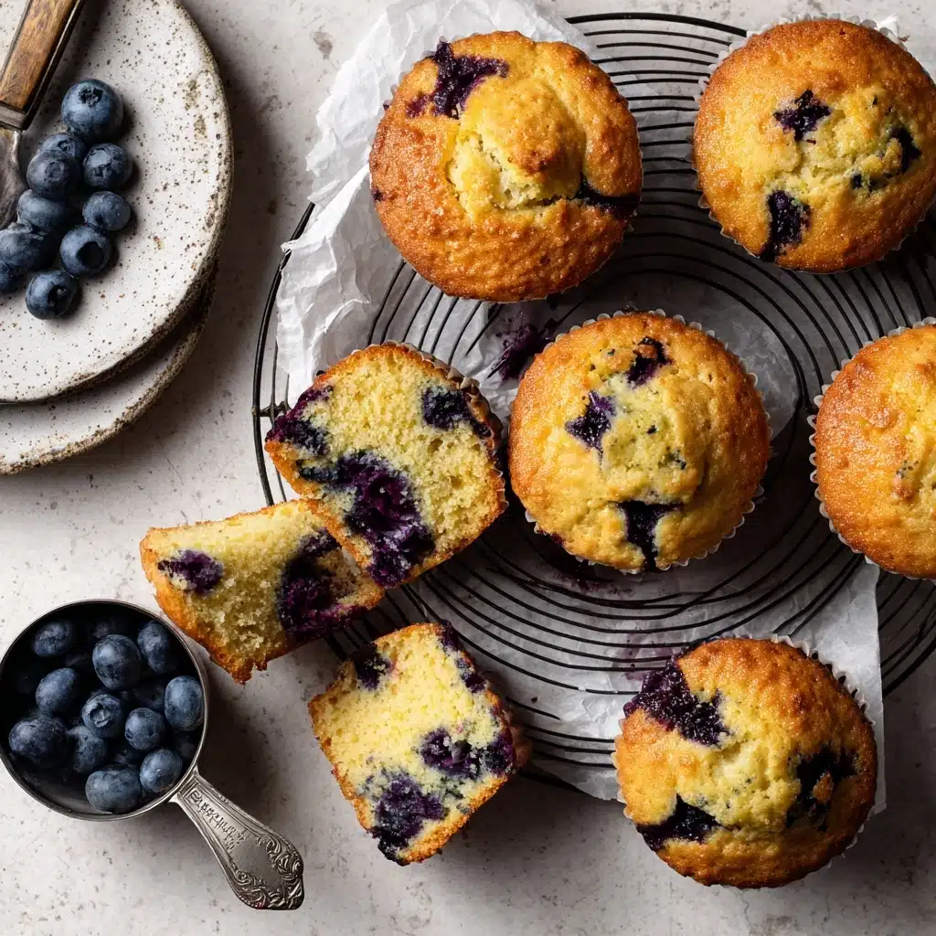 Blueberry Cornbread Muffins Recipe - Recipe Image