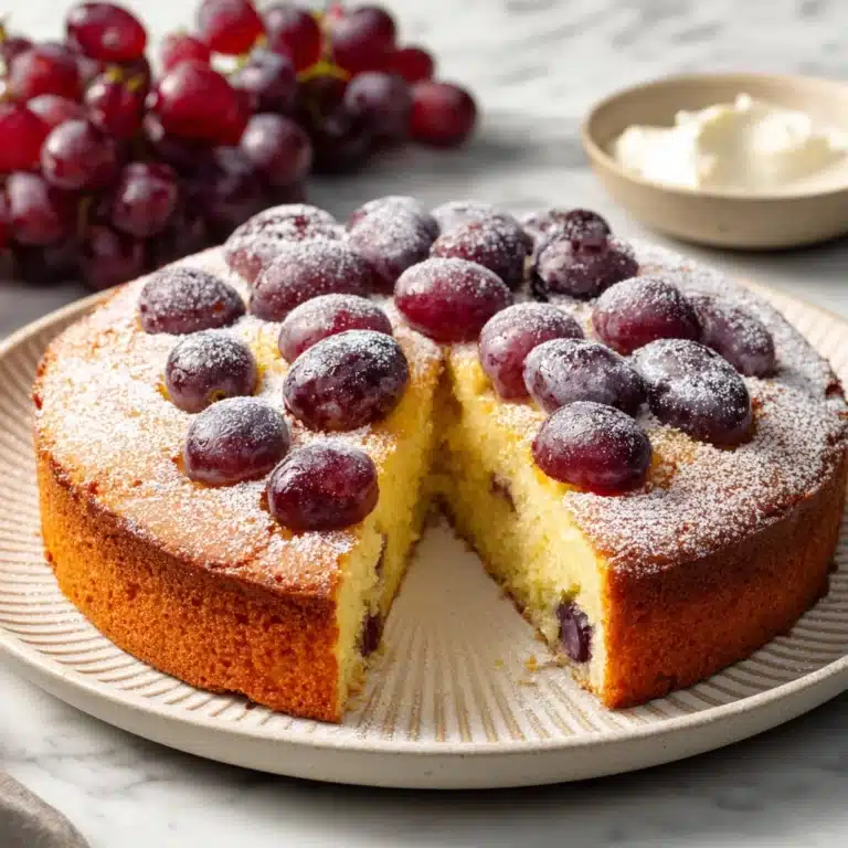 Harvest Grape & Olive Oil Cake Recipe