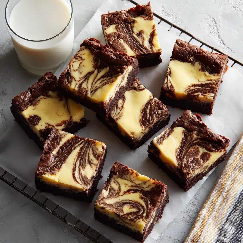 Baileys Cheesecake-Marbled Brownies Recipe - Recipe Image