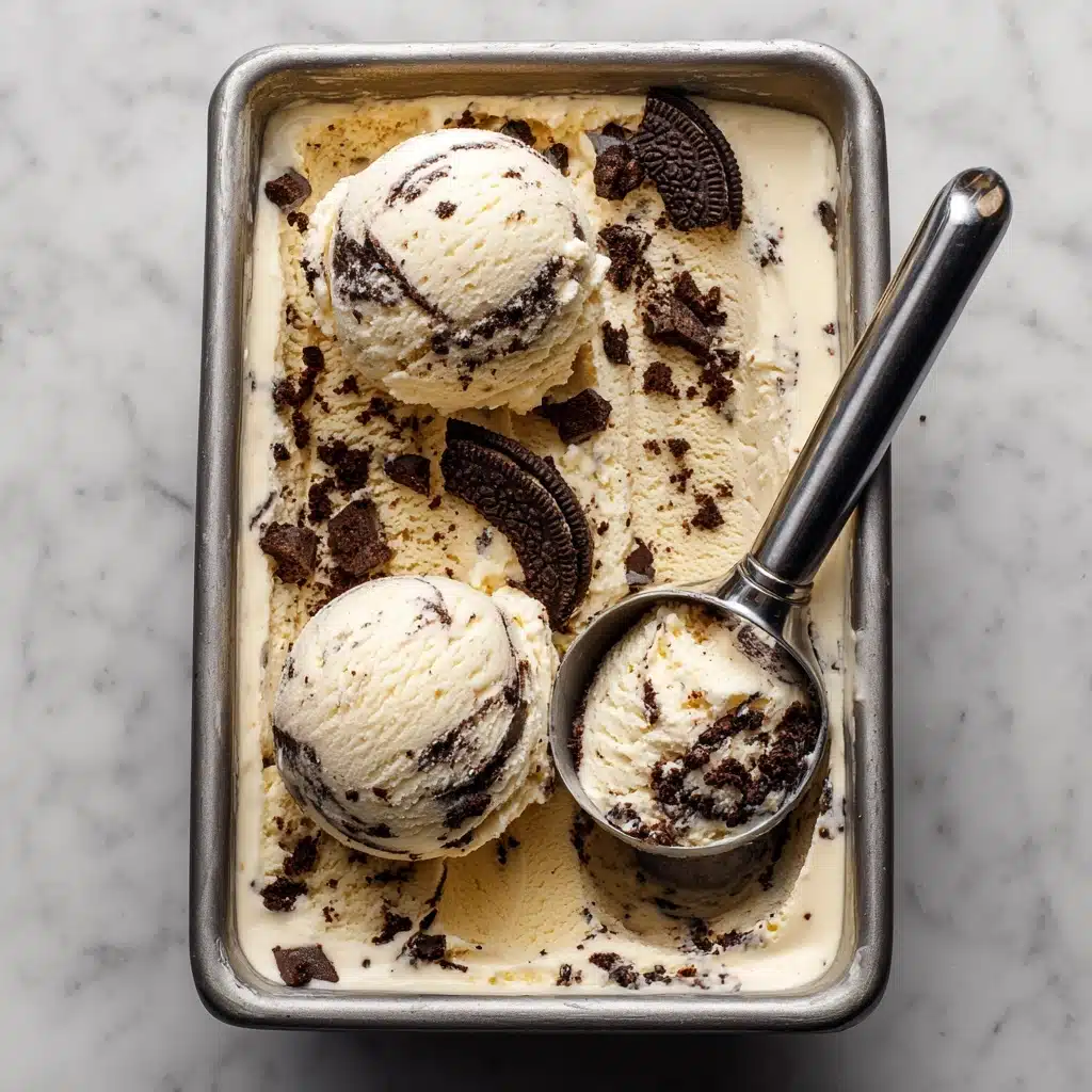 No-Churn Oreo Cheesecake Ice Cream Recipe - Recipe Image
