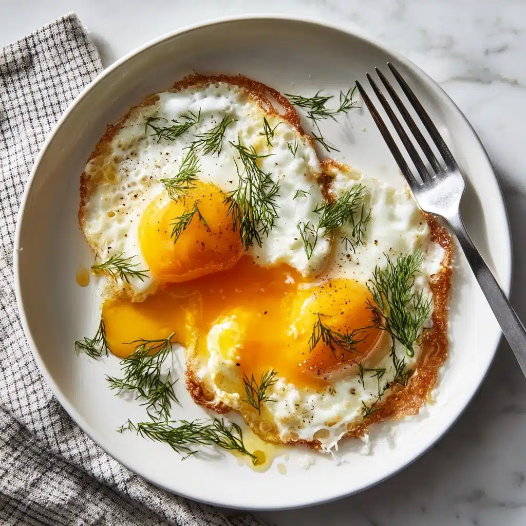 Crispy Fried Eggs Recipe - Recipe Image