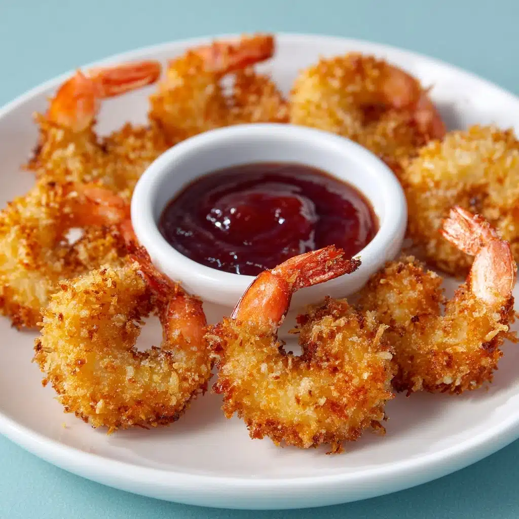 Crispy Coconut Shrimp with Sweet Red Chili Sauce Recipe - Recipe Image