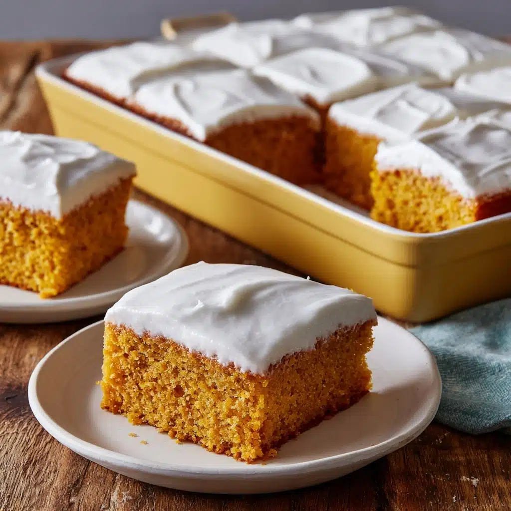 Pumpkin Cake with Cream Cheese Frosting Recipe - Recipe Image