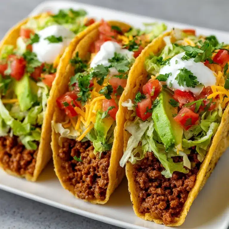 Classic Ground Beef Tacos Recipe