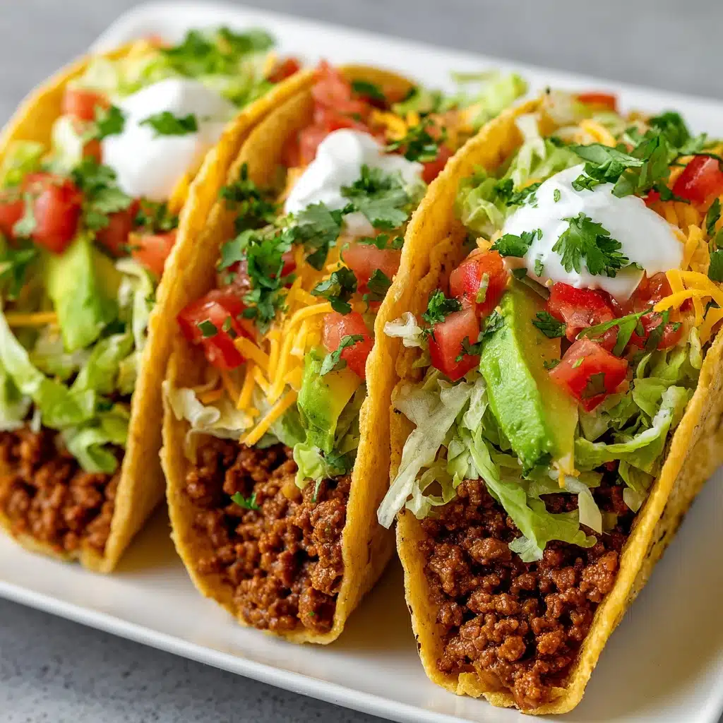 Classic Ground Beef Tacos Recipe