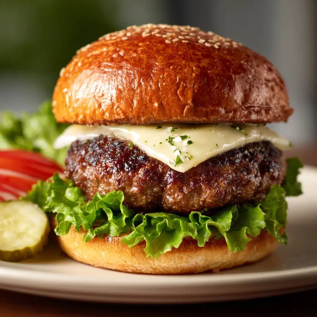 Steakhouse Burgers Recipe - Recipe Image