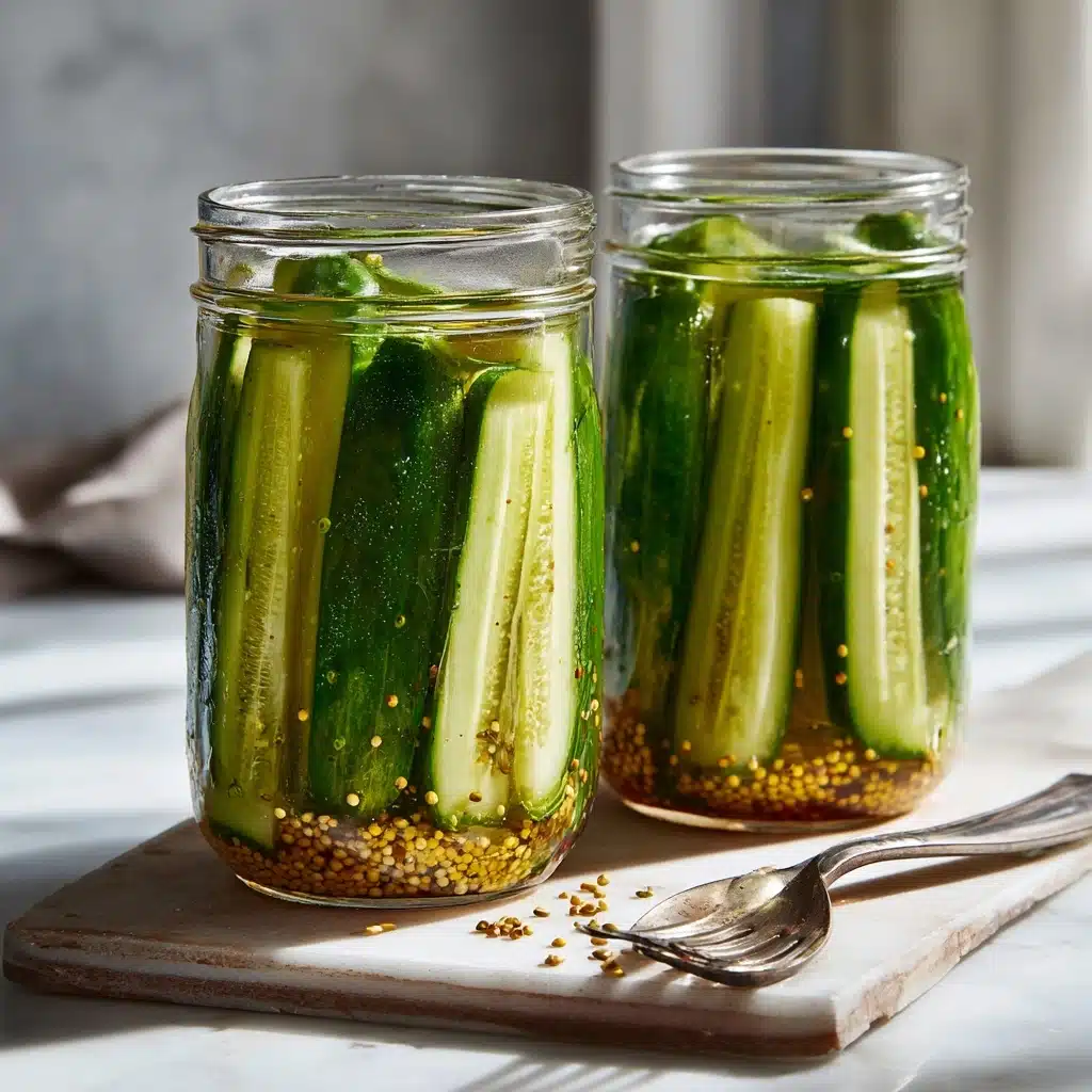 Quick and Easy Refrigerator Pickles Recipe - Recipe Image