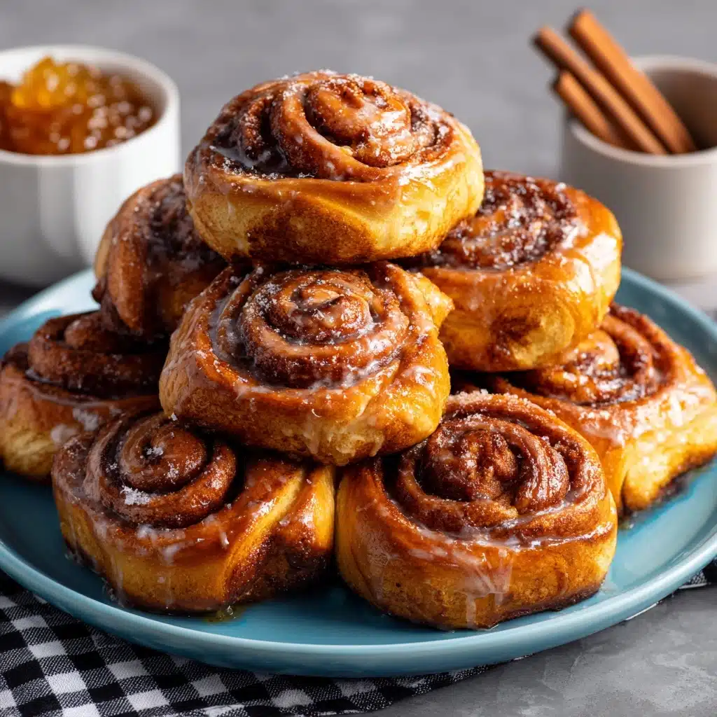 Peach Pie Cruffins Recipe - Recipe Image