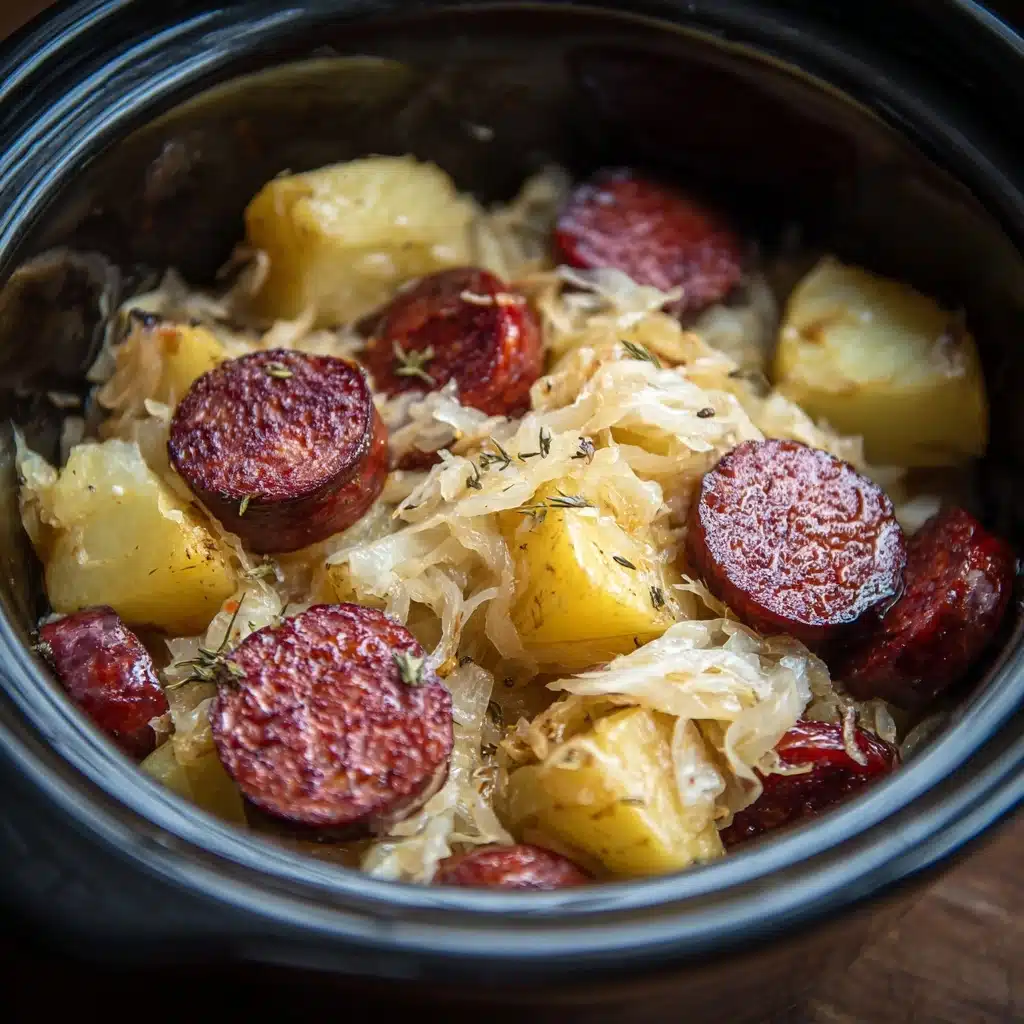 Polish Sausage, Sauerkraut And Potatoes Recipe - Recipe Image