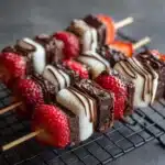 Strawberry Brownie Kabobs Recipe